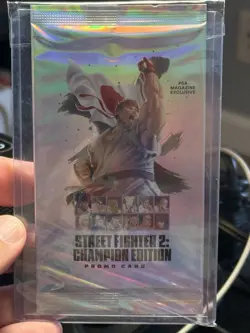 Street Fighter 2: Champion Edition Promo Card Pack PSA Magazine Exclusive Sealed - Image 1