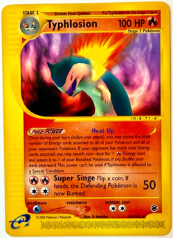 Typhlosion 65/165 Expedition Rare Pokemon Card 2002 LP - Image 1