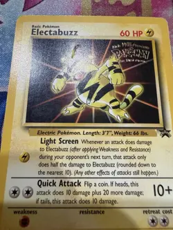 Electabuzz - 2 - Pokemon Wizards Black Star Promo Card WB MP - Image 2