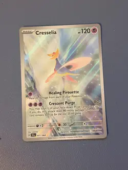 Pokemon TCG Cresselia Card Shrouded Fable Illustration Rare 071/064 - Image 1