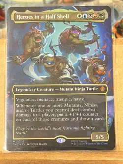 Heroes in a Half Shell - Commander: TMNT (Borderless FOIL) - Image 1