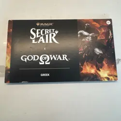 MTG Secret Lair Playstation [NON-Foil] God of War Greek Sealed - Image 1