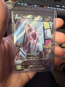 Mewtwo V (Alternate Full Art) 072/078 Pokemon GO Holo - Image 1