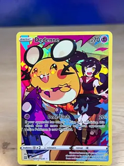 Brilliant Stars Trainer Gallery Dedenne TG07/TG30 Holo Rare Pokemon NM/M - Image 1