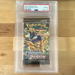 Pokemon TCG Crown Zenith Foil Pack PSA 8 - Image 1
