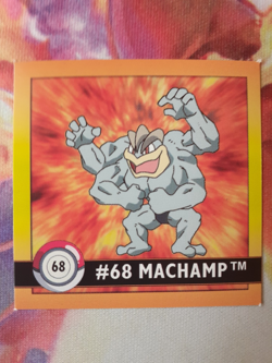 Machamp #68 1999 Pokemon Artbox Sticker LP - Image 1