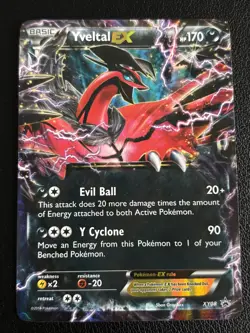 Yveltal Ex XY08 Promo Black Star Promo 2014 Pokemon TCG - Image 1