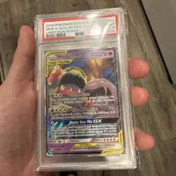 Muk & Alolan Muk GX 61/214 Sm-Unbroken Bonds Holo Pokemon PSA 9 - Image 3