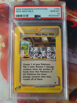 Pokemon TCG Expedition Moo-Moo Milk #155 2002 PSA 10 Gem Mint - Image 1