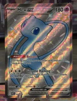 Pokemon TCG Paldean Fates Mew ex 216/091 Shiny Ultra Rare Near Mint Free Postage - Image 1