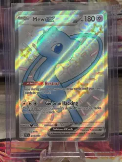 Pokemon TCG Paldean Fates Mew ex 216/091 Shiny Ultra Rare Near Mint Free Postage - Image 2