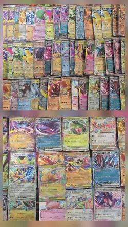 100x Japanese Pokemon EX RR Job Lot – NM (Warped) – SV/Mega – Duplicates - Image 1