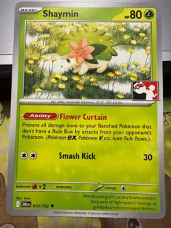 Shaymin 010/082 Pokemon Play! Prize Pack Play Stamp Series 8 - Image 1