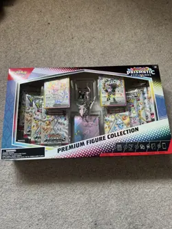 Pokemon TCG Prismatic Evolutions Premium Figure Collection Box New & Sealed - Image 1