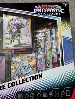Pokemon TCG Prismatic Evolutions Premium Figure Collection Box New & Sealed - Image 3