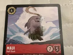 Disney Lorcana Azurite Sea Maui Half Shark Legendary 124/204 Non Foil - Image 3