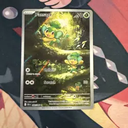 Pokemon TCG Pansage Illustration Rare Holo Black Bolt English Card 089/086 - Image 1