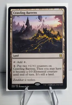 X 1 Crawling Barrens NM-M Zendikar Rising 262 MTG Magic The Gathering - Image 1