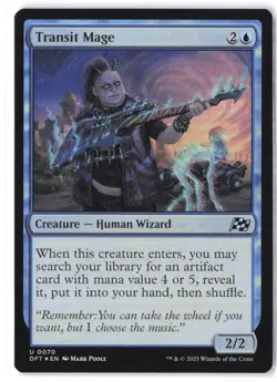 MTG Transit Mage 70 DFT Foil NM - Image 1