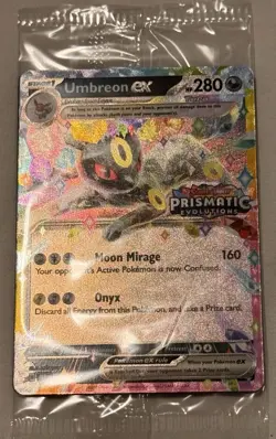 Pokemon Prismatic Evolutions Umbreon ex 060/131 Surprise Box Stamped Sealed NEW - Image 1