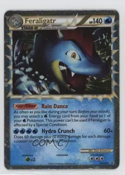 Feraligatr Pokemon HeartGold & SoulSilver Black Star Promo #HGSS07 2010 - Image 1