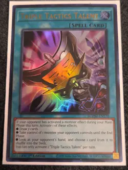 Yugioh Triple Tactics Talent BLMM-EN170 1st Edition Ultra Rare NM - Image 1