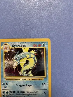 Gyarados 6/102 Holo Rare Base Set Pokemon Card - Moderately Played - Image 3