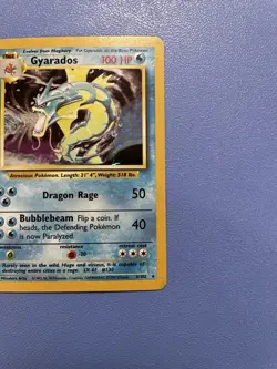 Gyarados 6/102 Holo Rare Base Set Pokemon Card - Moderately Played - Image 4