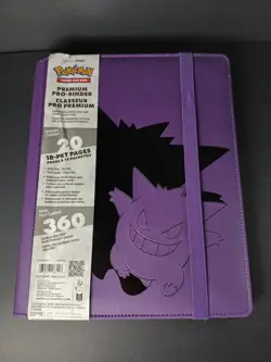 Gengar Pokemon TCG 360 Card Elite 9 Pocket Ultra PRO Binder Brand New Sealed - Image 1