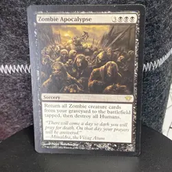 Zombie Apocalypse Dark Ascension Regular Rare MTG TCG CARD - Image 1