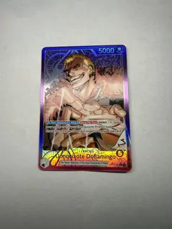 Op14-060 - Donquixote Doflamingo Leader Alt Art One Piece Card English - Image 1
