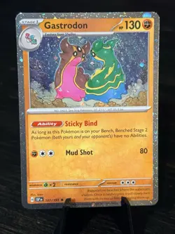 Pokemon Surging Sparks #107 Gastrodon COSMOS HOLO Rare Card Near Mint - Image 1