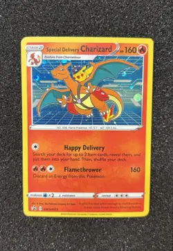 Special Delivery Charizard SWSH075 SWSH: Sword & Shield Promo Cards Holo NM - Image 1