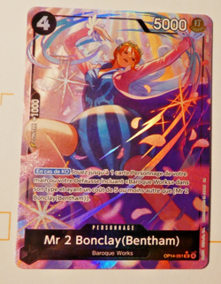 One Piece Card Game Francais Carte Holo MR 2 OP14-091 ALT FR Mint 2026 - Image 1