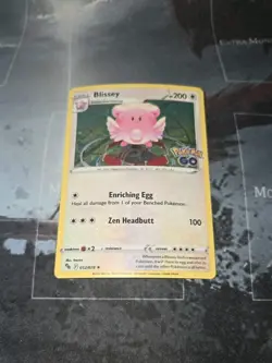 Blissey - (Cosmos Holo) 052/078 Pokemon GO Rare Card - Image 3