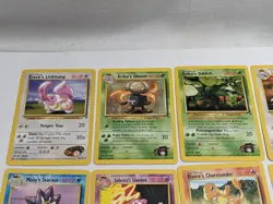 36 Vintage Pokemon GYM HEROES Card Lot, 2000: All Cards Shown Are Included - Image 5