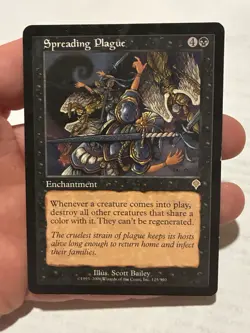 Spreading Plague Invasion Regular LP MTG Magic The Gathering X1 - Image 1