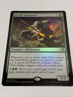 Elvish Warmaster Kaldheim Foil - Image 1