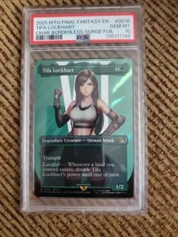 Tifa Lockhart (Borderless) (Surge Foil) Final Fantasy Foil - Image 1
