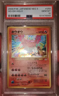 Pokemon PSA 10 Ho-Oh #250 Holo Neo 3 Jp - 2000 - Image 4
