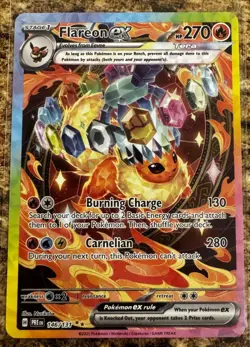 Pokemon Flareon EX Special Illustration Rare Holo 270 HP 146/131 Sv: Prismatic … - Image 1