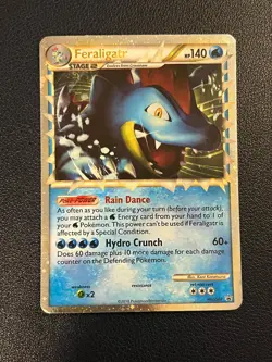 Pokemon HGSS Promo Feraligatr HGSS07 Holo LP-MP - Image 1
