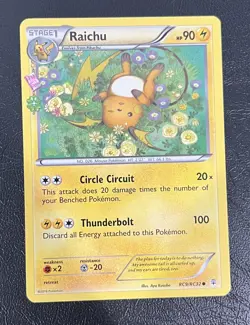 Raichu RC9/RC32 Pokemon Card TCG Generations Pokemon Trading Card Game - Image 1