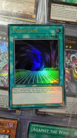 Yu-Gi-Oh! Speed Duel Fusion Gate Spell Card X1 NM 1st Edition Holo - Image 2