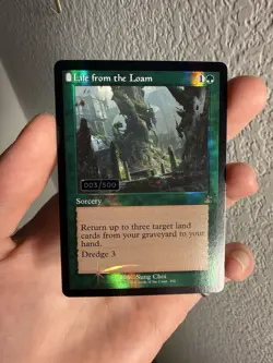 MTG Life From the Loam Serialized Foil Card 003/500 Ravnica Remastered - Image 5