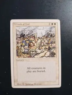 Wrath of God LP x1 Revised 3rd Edition MTG Magic the Gathering 1x - Image 1