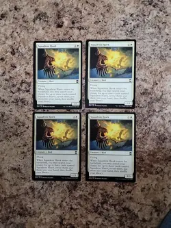 Squadron Hawk x4 4x Eternal Masters PLAYSET White Common Creature MTG - Image 2