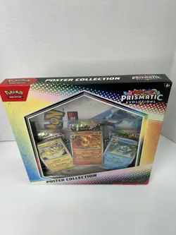 Pokemon TCG Prismatic Evolutions Poster Collection Lot Of 4 NEW SEALED IN HAND - Image 1