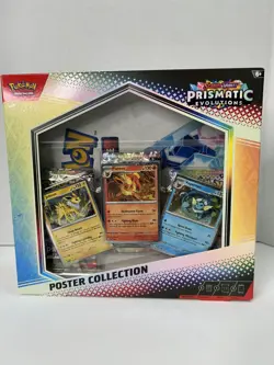 Pokemon TCG Prismatic Evolutions Poster Collection Lot Of 4 NEW SEALED IN HAND - Image 2