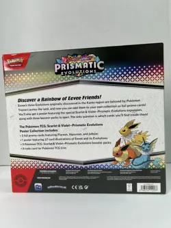 Pokemon TCG Prismatic Evolutions Poster Collection Lot Of 4 NEW SEALED IN HAND - Image 3